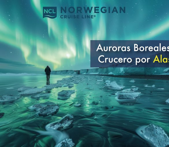 Auroras Boreales en Crucero por Alaska